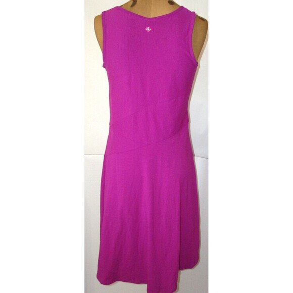 New Womens NWT PrAna S Amelie Dress Rich Fuschia Tank Sleeveless Recycled Pink - Picture 2 of 6